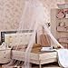 WLM Fashion Dome Bed Canopy Netting Princess Mosquito Net (White)