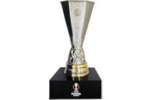 UEFA Europa League UEFA-EL-150-AP Réplique de la Coupe Europa UEFA en 150 mm sur Socle Mixte, argenté, 15 cm