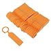 Imported 100pcs PP Greenhouse Gardening Plant Ring Hanging Collar Tag Label Orange RS.530.00