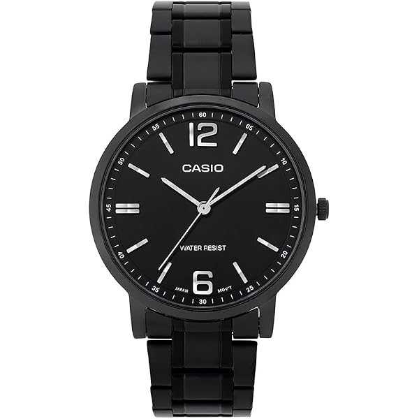 casio dress classic analog watch 'core black' mtp-v300b-1a MTP-V300B-1A