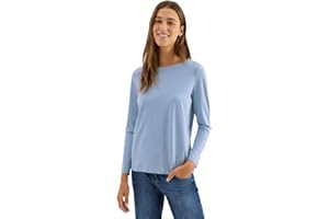 Cecil T- Shirt Basique à Manches Longues Femme