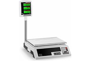 STEINBERG SYSTEMS Steinberg Bilancia da Banco di Controllo Bilancia Professionale SBS-PW-301CE (30 kg, 1 g, Schermo LCD, 34 x 23 cm, Non Tarabile)