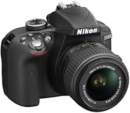 Nikon D3300 Kit Fotocamera Reflex Digitale con Obiettivo Nikkor 18/55VR II new F, 24.2 Megapixel, LCD 3 Pollici, SD 8GB 200x Premium Lexar, Nero [Nital card: 4 anni di garanzia]