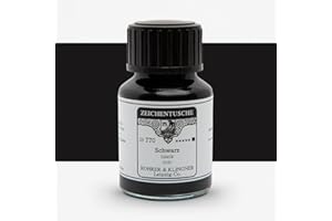 Rohrer & Klingner 50 ml Bottle Calligraphy Ink | Black / Schwarz