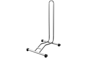 WELLGRO® Fahrradständer - Stahl, sicherer Stand - Farbe silber