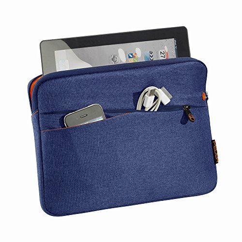 PEDEA Tablet PC Tasche für 10,1 Zoll (25,7cm) mit Zubehörfach, blau - 2