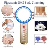 Ultraschall: 1MHz Vibration kann tief in die Haut eindringen, mechanische Massage für Fettzellen durch hochfrequente Vibration durchführen, die Verbrennung von Körperfett beschleunigen, Körperfett effektiv auflösen