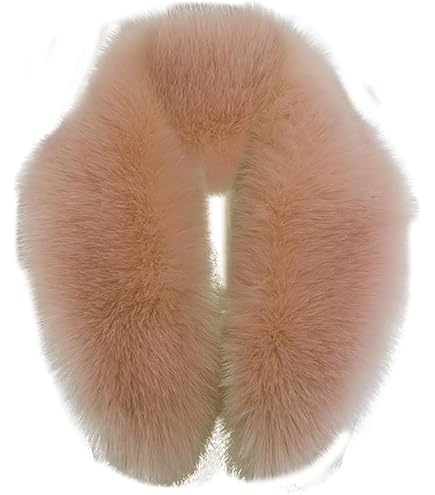 Damen Kunstpelz Schal Kragen - Flauschig Weich Für Wintermantel