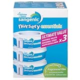 Tommee Tippee 5010415502353 Sangenic Multipack 3-er Packung für Nursery Essentials Basic Windeleimer - 2