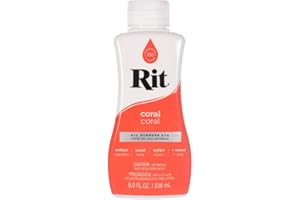 CRAFT COUNTY Tintura liquida Rit, ampia selezione di colori, 236 ml (colore: corallo)