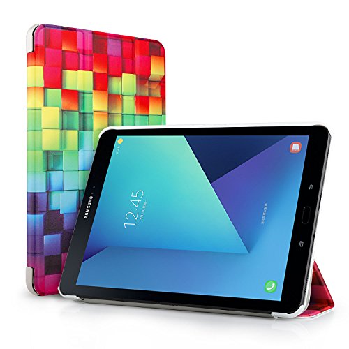 Samsung Galaxy Tab S3 9.7 hülle, IVSO hochwertiges PU Leder Etui hülle Tasche Case - mit Standfunktion, super 360° Anti-Wrestling, ist für Samsung Galaxy Tab S3 9.7 Tablet-PC perfekt geeignet (Für Samsung Galaxy Tab S3 9.7, C-Muster09)