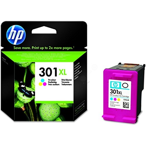 Original XL Tinte HP 301 , 301XLCH 564 EE , CH564EE - Premium Drucker-Patrone - Cyan, Magenta, Gelb - 330 Seiten - 8 ml