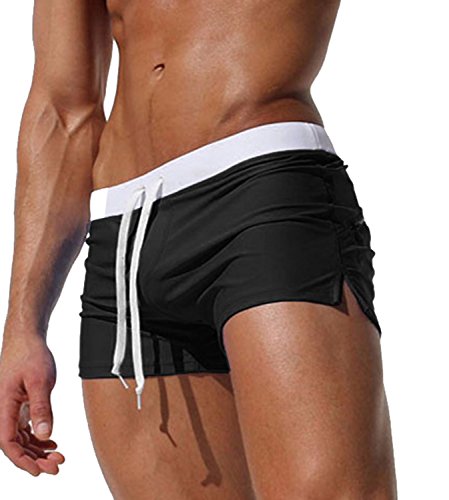 Imixcity Maillot de Bain - Homme Boxer Trunks Shorts Pantalon Court de Sport Plage Mer Loisir