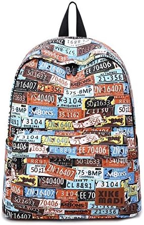 MOGUU Girl Boysmulti-Compartment School Travel Knapsack Waterproof For 15 Inch Laptop ,Orange Backpack Schoolbag