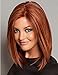Beauty Smooth Hair Lady Straight Medium Wigs Daily Costume Ladies Full Wig Party (FL11)