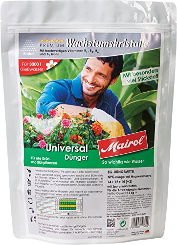 Mairol Universal-Dünger Wachstumskristalle Kristall 3.000 g