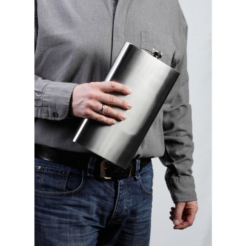 XXL Edelstahl Flachmann 1.8 l - 2