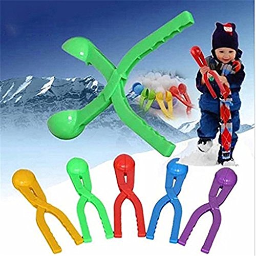 2 Pcs Winter Snow Ball Maker Sand Mold Tool Kids Toy Lightweight Compact Snowball Fight Outdoor Sport Tool Toy Sport (Small)