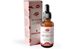 VELÀRIA Lip Serum Labial con Ácido Hialuronico, Retinol y Extracto de jazmín y margarita. Post Tratamiento Relleno Labial 30ml Marca Española. No pegajoso