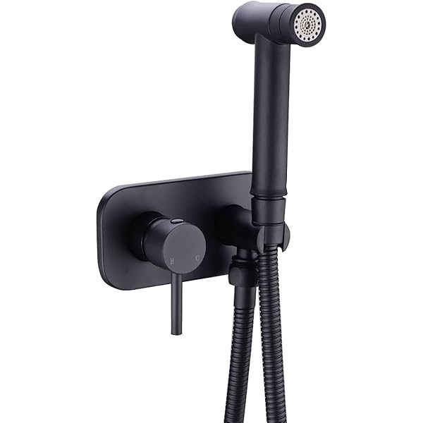 Ibergrif M22010 - Round Concealed Shower Mixer Set, Hot and Cold 