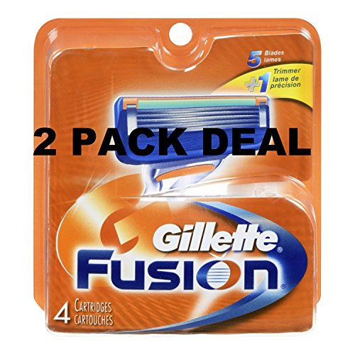 Preisvergleich Produktbild Gillette Fusion Ersatz-Rasierkopf, 4 Stück