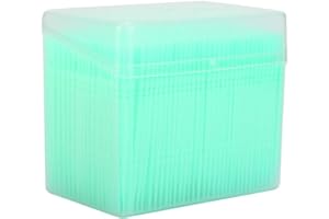 BORDSTRACT 1100 Kunststoff-Interdentalbürsten, tragbare Zahnbürste mit Aufbewahrungskoffer, Reinigungsseide-Set, für Outdoor-Reisen