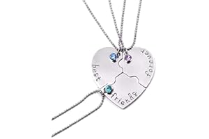 Yellow Chimes Pendant for Women and Girls Friendship's Day Special Pendant Best Friend Chain Necklace | Heart Shaped Best Fri