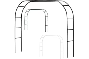 LIYI929GP Arcos Rampicanti Archi Da Giardino, ArcoDa Giardino In Metallo, Pergolato, Archi Matrimonio Con Base, Arcos Per Rose Piante Rampicanti, Decorazioni Matrimonio Supporti Per Piante Da Giardino