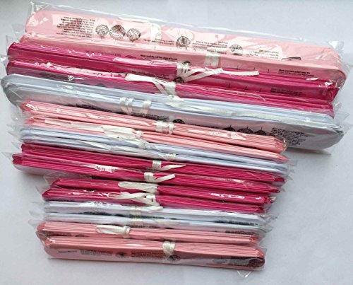 18 PCS Papier Pompoms Hochzeit Party Geburtstag Dekoration White+Pink+Fuschia - 3