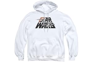 Cotton Soul Star Wars X-Wing Burst - Sudadera con capucha, color blanco