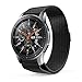 Produktbild BZLine Armband für Samsung Galaxy Watch 42 mm/46 mm, Luxus Milanese Samsung Galaxy Watch Ersatzarmband Edelstahl Samsung Galaxy Uhr mit Magnet-Verschluss Armband für Samsung Galaxy Uhr 42 mm 46 mm (Schwarz, 46 mm)