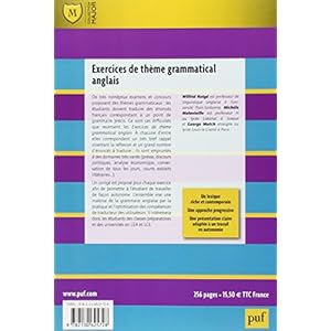 Exercices de thème grammatical anglais Livre en Ligne Exercices de thème grammatical anglais Livre en Ligne - Telecharger Ebook