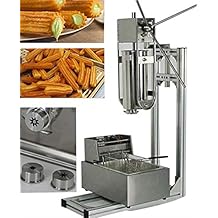 Maquina para hacer y freír churros de estilo español con soporte, capacidad de 5 L