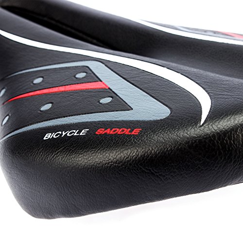 Fahrradsattel von Outry, leichte und komforte Rennradsättel Cityradsattel MTB Gel Sattel Mountainbike Sattel Tourensattel Trekking - 7