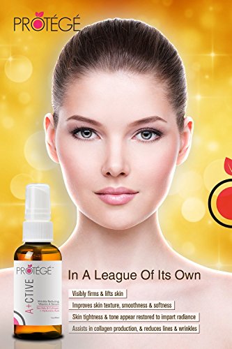Anti-Falten Retinol Serum – ACTIVE – Beste Öl-freie Feuchtigkeitspflege & Falten Entferner + Bei Erholung von Mikrodermabrasion, Derma Roller und Laser Gesichts-Haarentfernung + Astaxanthin + Kollagen (30ml) - 9