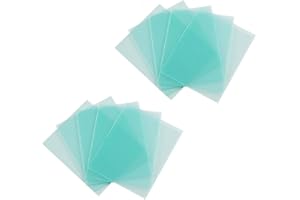 YCD 10-Pack Schweißschutzlinsenersatz (110 mm x 90 mm) Transparente Abdeckung Linsenabdeckung