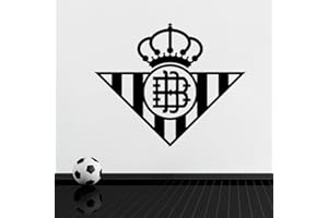 Vipol. Escudos equipos deportivos varios tamaños (BETIS 58X65 negro)