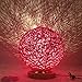 Produktbild Nachtlicht-Geburtstagsgeschenk des romantischen Sternprojektors des Betts kreatives INS, das Schnurball-Rattanball-Tischlampe 20CM verdunkelt