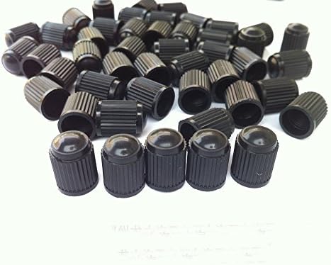 Exoca(TM) 4pc Plastic tire valve cap dust cover dust cover cool black free shipping for bmw vw mazda kia benz toyota audi skoda