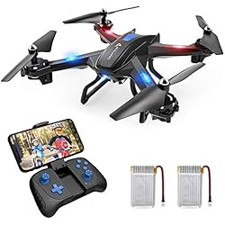 SNAPTAIN S5C Drone avec Caméra HD 720P WiFi FPV Helicoptère Télécommandé avec Mode sans Tête, Maintien d'altitude,Vol de Trajectoire, 360°Flips pour Les Débutants et Les Enfants