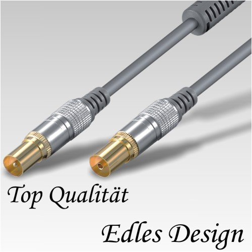 Adapterkabel HDMI (19-pol.) auf DVI-D Stecker/Stecker, 5 m