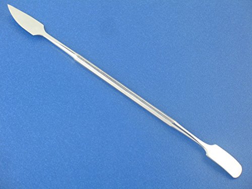 Premium Universal-Spatel Doppelspatel Set 2-Teilig Gelspatel Salbenspatel Doppelinstrument Laborspatel - 4