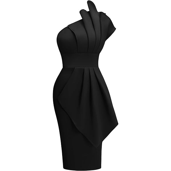 Buy XXTAXN Women's Cocktail Bodycon Ruffle Sleeveless Formal Mini Pencil  Dress, Red, Large at Amazon.in