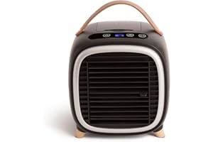 CREATE/AIR COOLER BOX STUDIO/Mini Condizionatore d'aria da tavolo, beige, silenzioso, pannello LCD touch, 3 velocità, timer 8 ore, design r´tro, serbatoio 400ml