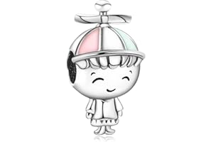 Annmors Charm Pendente Cuore Tartaruga Amore Ciondoli Compatibile con Braccialetti e Collane Donna