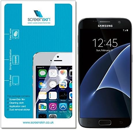 ScreenSkin® Pack of 5 High Quality Matte Anti Glare Screen Protectors Guard for Samsung Galaxy S7
