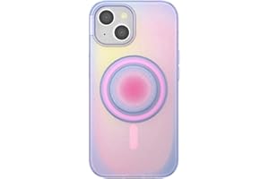 PopSockets: PopCase PlantCore für MagSafe - Pflanzliche Handyhülle für iPhone 15 mit einem MagSafe-kompatiblen PopGrip - Handyständer und Griff mit austauschbarer Top - Aura