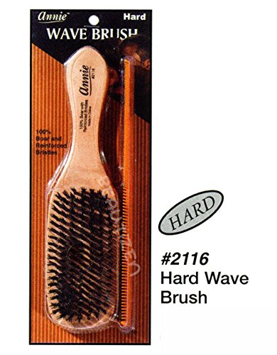 Annie Hard Wave Brush with 100% natural Boar Bristle