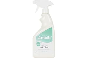 Ambiti Acrylic Cleaner | Limpiador Antiestático e Higienizante para Cristales y Claraboyas Acrílicas | Autocaravanas, Caravanas y Campers | Secado Rápido | 500 ml