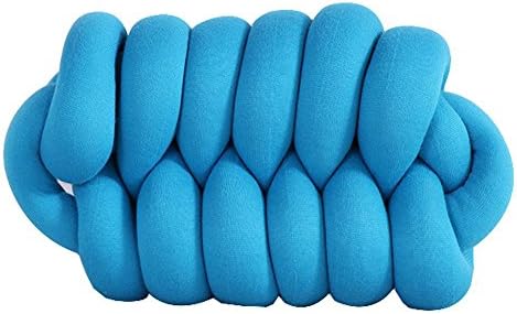CANDYQ Creative Knot Pillow Bedside Backrest Cushion Core Back Pad Washable Sofa Pillow Little Soft Pillow Lumbar find , blue